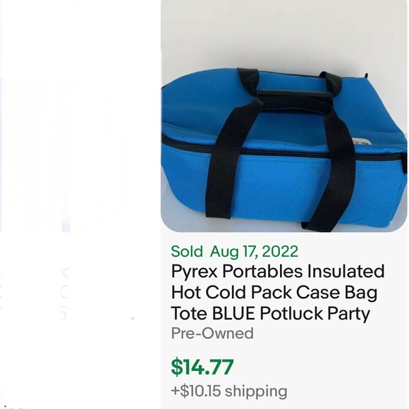 Pyrex Portables insulated carrying case 2.5 Qt. casserole only - Picture 11 of 11